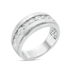 Thumbnail Image 2 of Previously Owned - Men's 1-1/2 CT. T.W. Diamond Nine Stone Wedding Band in 10K White Gold