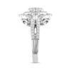 Thumbnail Image 2 of Previously Owned - 1-1/4 CT. T.W. Multi-Diamond Double Cushion-Shaped Frame Twist Shank Engagement Ring in 14K White Gold