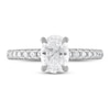 Thumbnail Image 3 of Previously Owned - Royal Asscher® 1-1/3 CT. T.W. Oval Diamond Engagement Ring in 14K White Gold