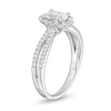 Thumbnail Image 3 of Previously Owned - 3/4 CT. T.W.  Oval Diamond Frame Engagement Ring in 14K White Gold (I/I2)