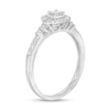 Thumbnail Image 1 of Previously Owned - 1/4 CT. T.W. Princess-Cut Diamond Frame Collar Promise Ring in 10K White Gold