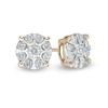 Thumbnail Image 1 of Previously Owned - 1/2 CT. T.W. Multi-Diamond Stud Earrings in 10K Two-Tone Gold