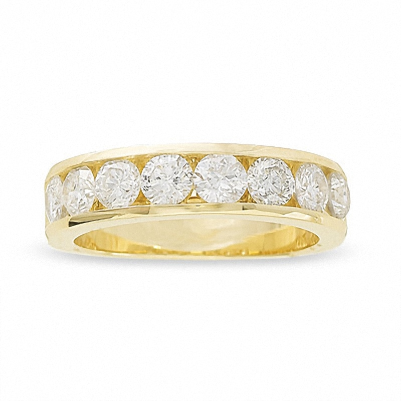 Previously Owned - 1-1/2 CT. T.W. Diamond Channel Band in 14K Gold