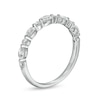 Thumbnail Image 3 of Previously Owned - 5/8 CT. T.W.  Oval Diamond Alternating Anniversary Band in 14K White Gold (I/SI2)