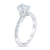 Thumbnail Image 1 of Previously Owned - Royal Asscher® 1 CT. T.W. Oval Diamond Engagement Ring in 14K White Gold