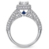 Thumbnail Image 1 of Previously Owned - Vera Wang Love Collection 1-3/4 CT. T.W. Princess-Cut Diamond Frame Engagement Ring in 14K White Gold
