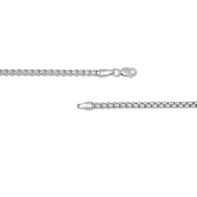 Previously Owned - 2.4mm Round Box Chain Necklace in 14K White Gold - 20"