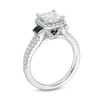 Thumbnail Image 2 of Previously Owned - Vera Wang Love Collection 1-1/2 CT. T.W.  Princess-Cut Diamond Frame Engagement Ring in 14K White Gold