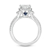 Thumbnail Image 4 of Previously Owned - Vera Wang Love Collection 1-1/2 CT. T.W.  Princess-Cut Diamond Frame Engagement Ring in 14K White Gold