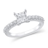 Thumbnail Image 0 of Previously Owned - 5/8 CT. T.W. Princess-Cut Diamond Engagement Ring in 10K White Gold