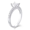 Thumbnail Image 1 of Previously Owned - 5/8 CT. T.W. Princess-Cut Diamond Engagement Ring in 10K White Gold