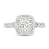 Thumbnail Image 4 of Previously Owned - Celebration Infinite™ 1-5/8 CT. T.W.  Cushion-Cut Diamond Frame Engagement Ring in 14K White Gold