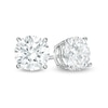 Thumbnail Image 1 of Previously Owned - 2 CT. T.W.  Lab-Created Diamond Solitaire Stud Earrings in 14K White Gold (F/SI2)