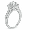 Thumbnail Image 1 of Previously Owned - 1-1/2 CT. T.W.  Cushion-Cut Diamond Frame Engagement Ring in 14K White Gold (I/I1)