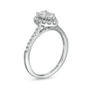 Thumbnail Image 3 of Previously Owned - 3/4 CT. T.W. Composite Pear-Shaped Diamond Frame Engagement Ring in 10K White Gold