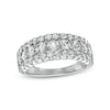 Thumbnail Image 0 of Previously Owned - 2 CT. T.W. Diamond Multi-Row Anniversary Ring in 14K White Gold