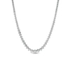 Thumbnail Image 0 of Previously Owned - 4 CT. T.W. Diamond Graduate Riviera Necklace in 10K White Gold – 17"