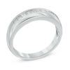 Thumbnail Image 1 of Previously Owned - Men's 1/2 CT. T.W. Square-Cut Diamond Wedding Band in 14K White Gold