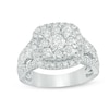 Thumbnail Image 0 of Previously Owned - 2 CT. T.W. Composite Diamond Cushion Frame Engagement Ring in 14K White Gold