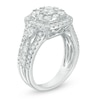 Thumbnail Image 1 of Previously Owned - 2 CT. T.W. Composite Diamond Cushion Frame Engagement Ring in 14K White Gold