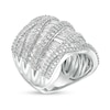 Thumbnail Image 1 of Previously Owned - 5 CT. T.W. Composite Diamond Multi-Row Ring in 14K White Gold