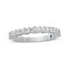 Thumbnail Image 1 of Previously Owned - Vera Wang Love Collection 1 CT. T.W. Princess-Cut Diamond Anniversary Band in 14K White Gold