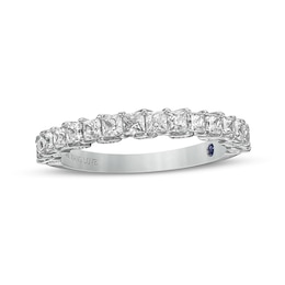 Previously Owned - Vera Wang Love Collection 1 CT. T.W. Princess-Cut Diamond Anniversary Band in 14K White Gold