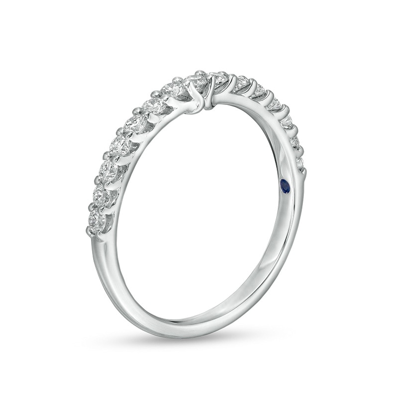 Main Image 3 of Previously Owned - TRUE Lab-Created Diamonds by Vera Wang Love 1/2 CT. T.W. Anniversary Band in 14K White Gold